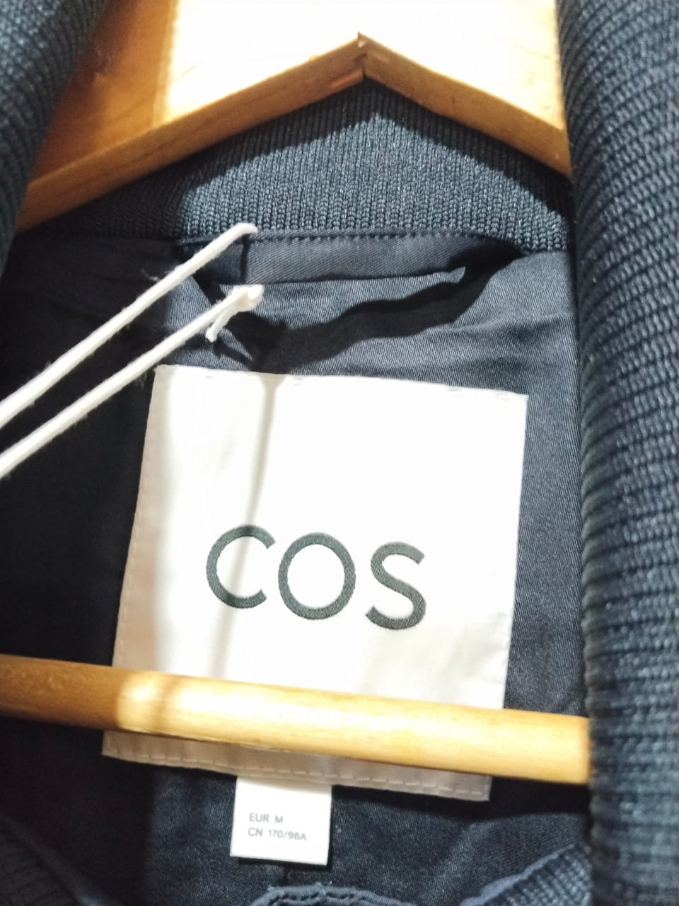 COS|M|BUST 26.5|NAVY BLUE PUFFER BOMBER JACKET