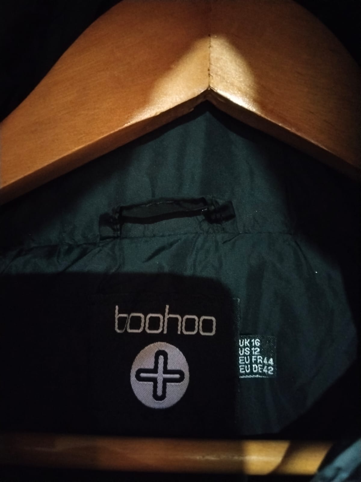 BOOHOO|XL|BUST 26|Quilted Hooded Puffer Jacket