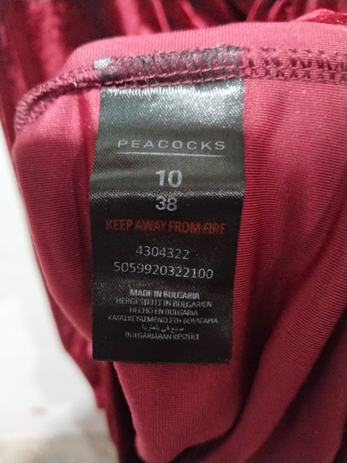 PEACOCKS|M|BUST 18|C4|BURGUNDY VELVET RUCHED MIDI DRESS