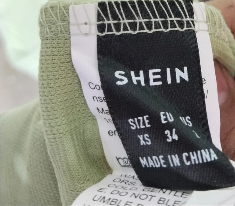 SHEIN |XS|BUST 14|SAGE GREEN TEXTURED TIE-BACK MAXI DRESS