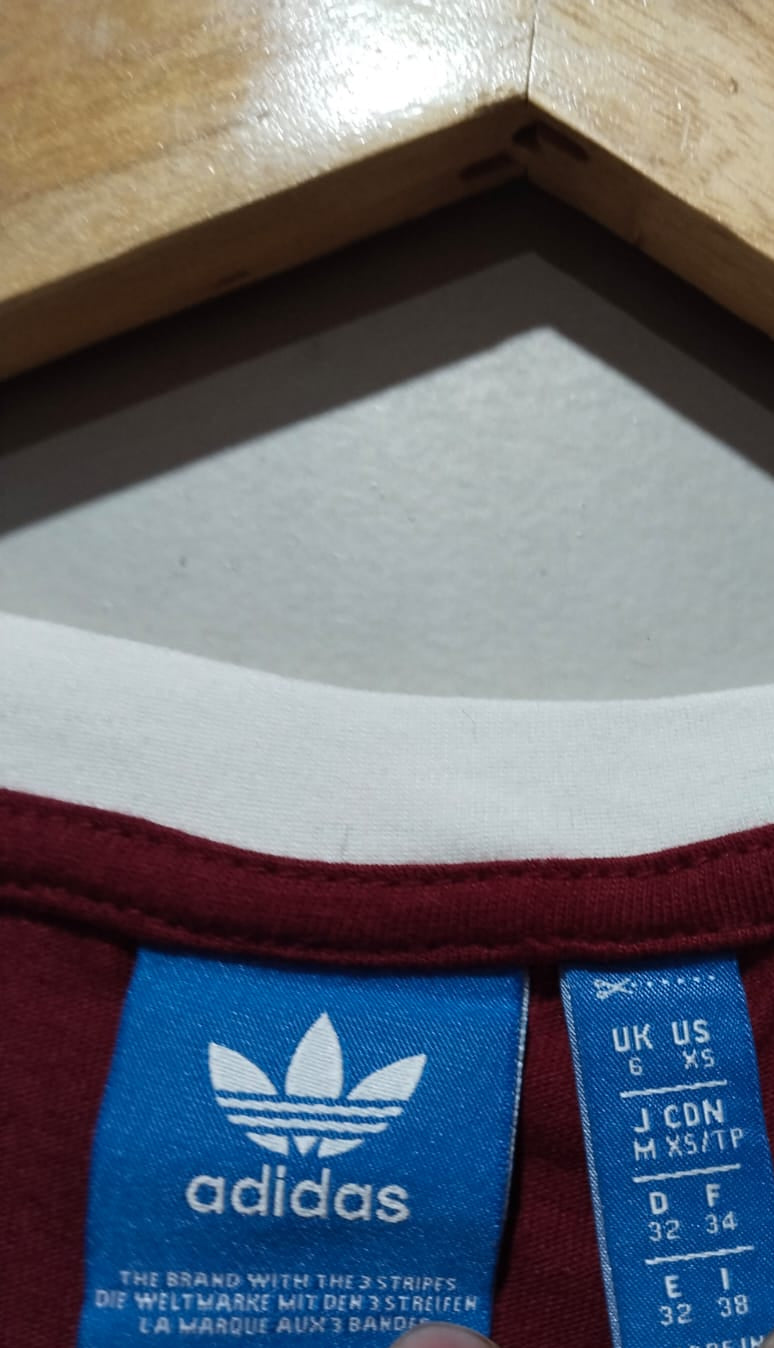 ADIDAS|XS/S|BUST 19| ORIGINALS 3-STRIPES T-SHIRT