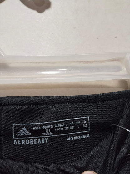 ADIDAS|S|WAIST 26|ESSENTIALS 3-STRIPES 3/4  CAPRI LEGGINGS