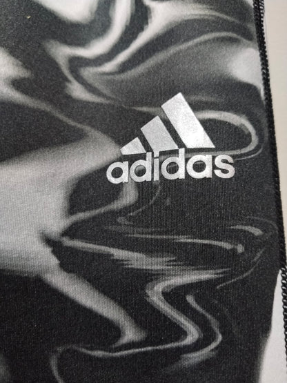 ADIDAS|XS/S|WAIST 24|HYPERGLAM HIGH-RISE MARBLE-PRINT LEGGINGS