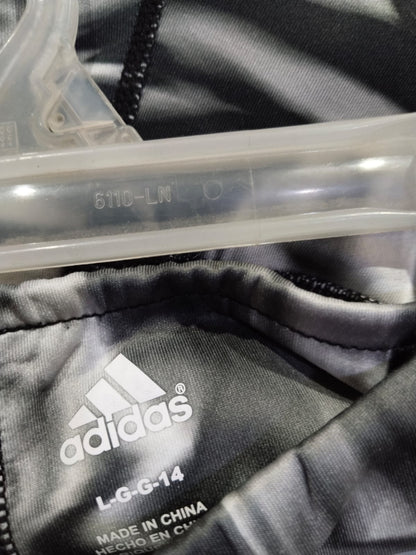 ADIDAS|XS/S|WAIST 24|HYPERGLAM HIGH-RISE MARBLE-PRINT LEGGINGS