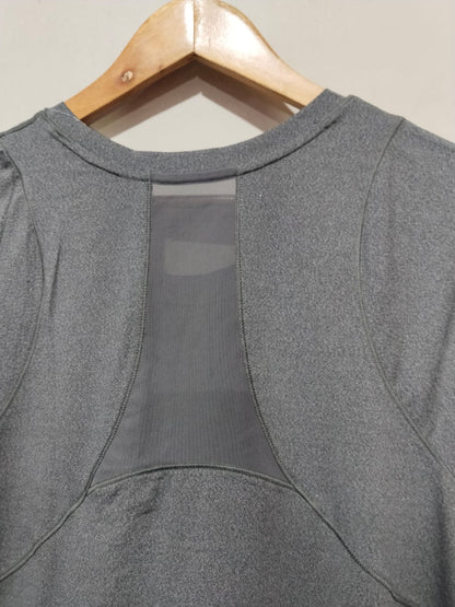 ALL IN MOTION|L|BUST 21.5|DARK GRAY ATHLETIC T-SHIRT
