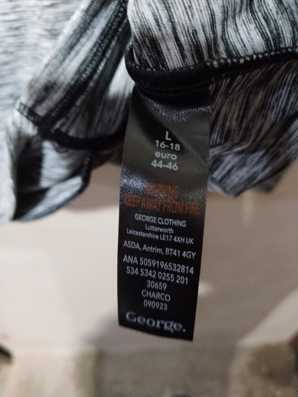 GEORGE|L|BUST 19|GRAY HEATHERED ACTIVEWEAR HOODIE