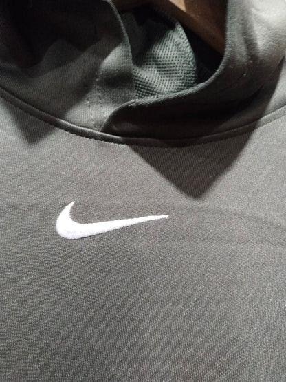 NIKE |XL|BUST 20|BLACK NIKE TAPE LOGO HOODIE