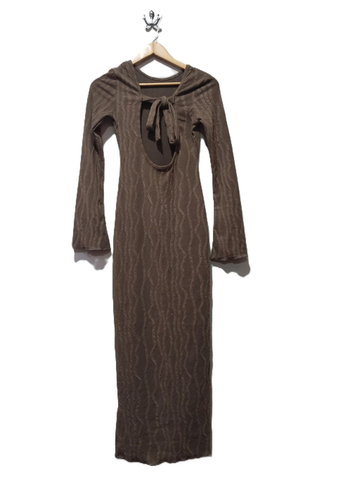 SHEIN |XS|BUST 14|Women's Open Back Tie Detail Midi Dress