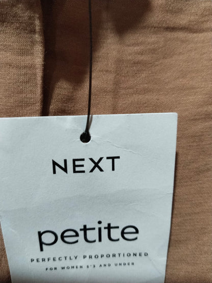 NEXT|L|WAIST 32|Beige Wide Leg Pleated Pants