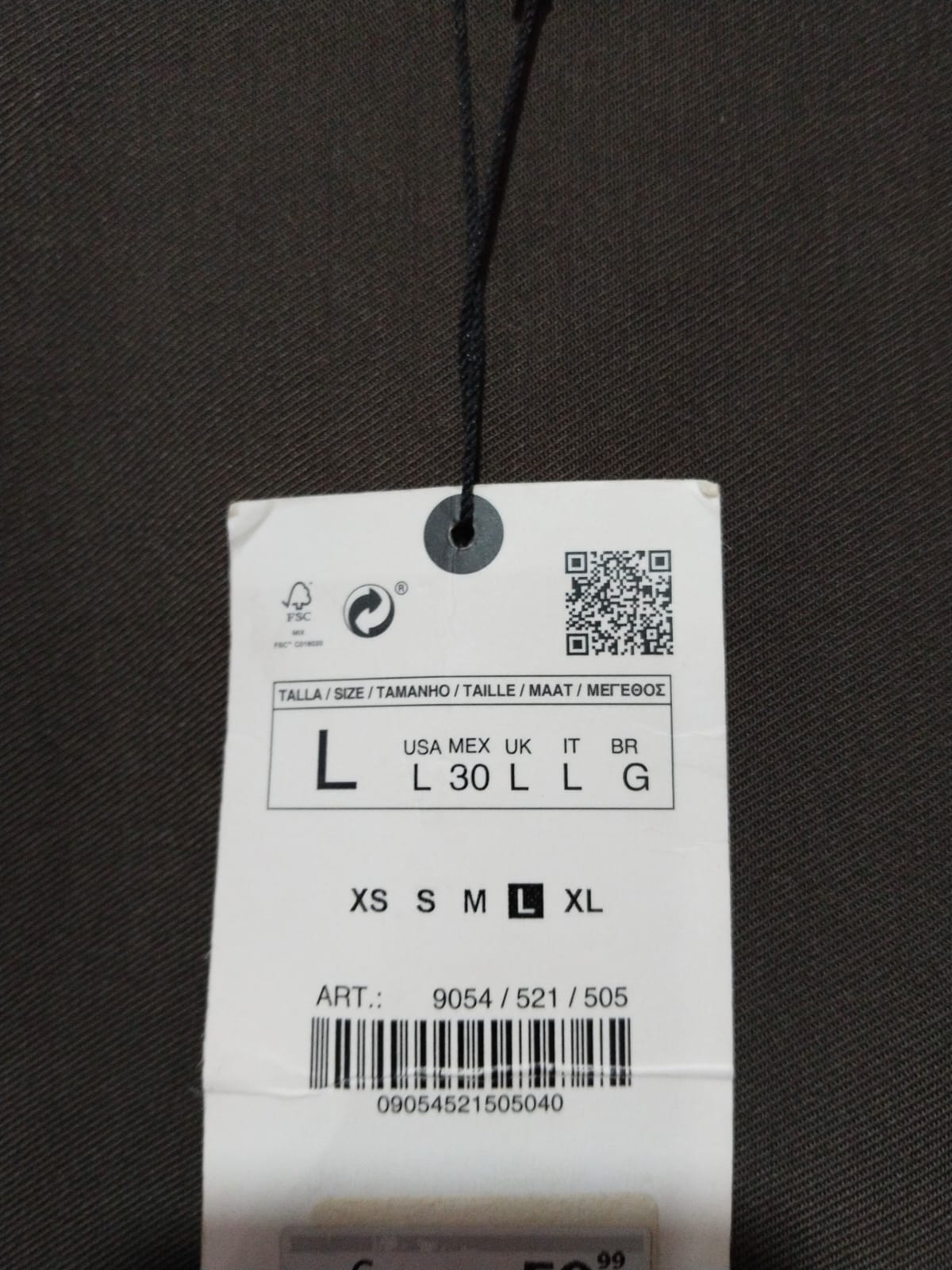 ZARA|L|WAIST 38|Women's Dark Green Flared Trousers