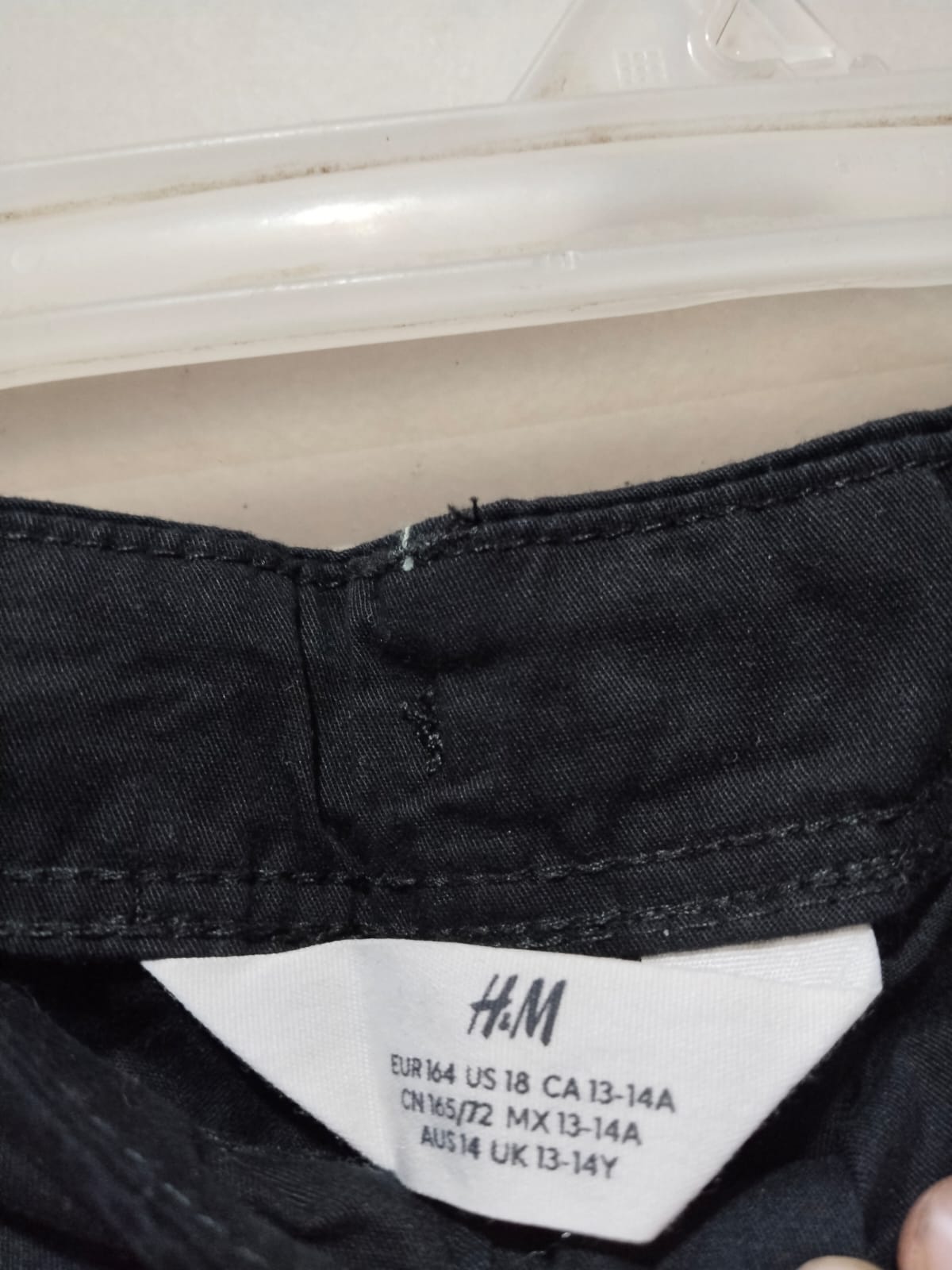 H&M |M/L|WAIST 30|Black Regular Cargo Pants