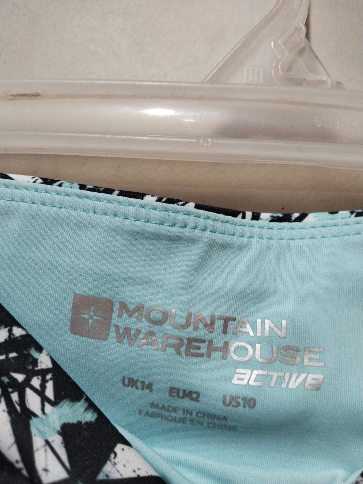 MOUNTAIN WAREHOUSE|L|WAIST 30|B12|Women's Black & White Patterned Leggings