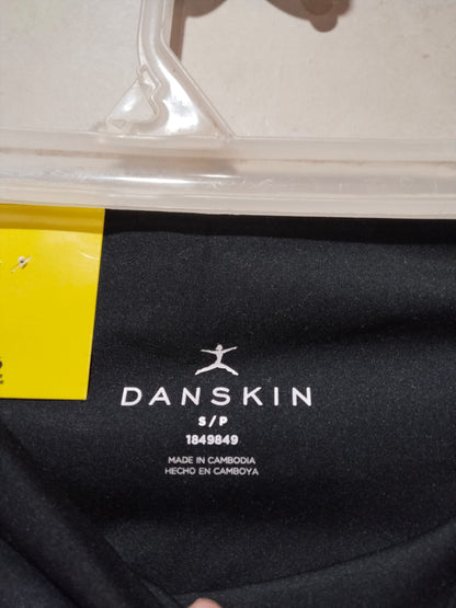 DANSKIN|S|WAIST 24|Black Athletic Leggings with Side Pockets