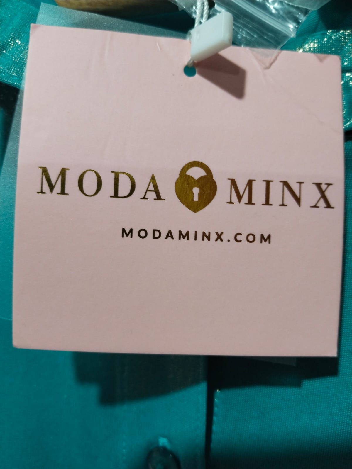 MODA MINX|S/M|BUST 21|Oversized Metallic Lame Shirt