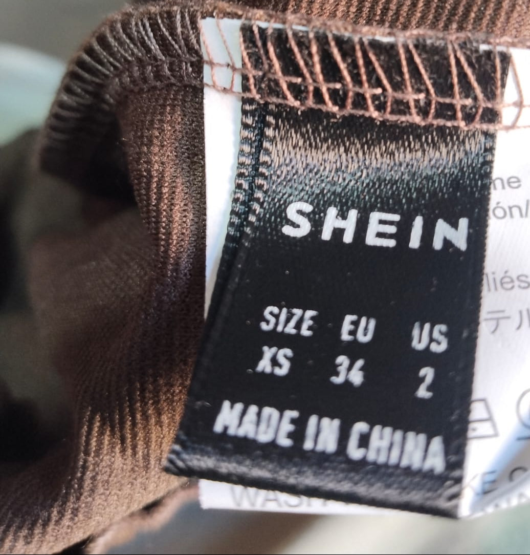 SHEIN |XS|BUST 14|Women's Open Back Tie Detail Midi Dress