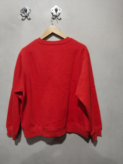 MARK&SPENCER|L|XL|BUST 24| COTTON RICH SPARKLE SLOGAN SWEATSHIRT