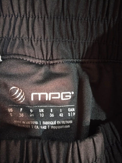 MPG|S|WAIST 26|Women's Navy Blue Stretch-Knit Athletic Running Shorts