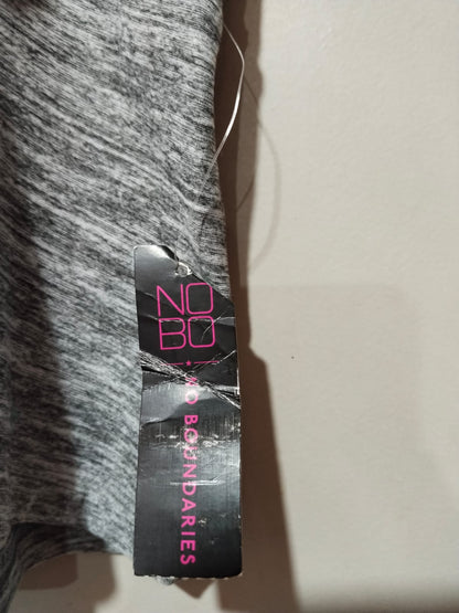 NO BOUNDARIES|S|WAIST26| ATHLETA DOWNPLAY SHORTIE HEATHER GRAY