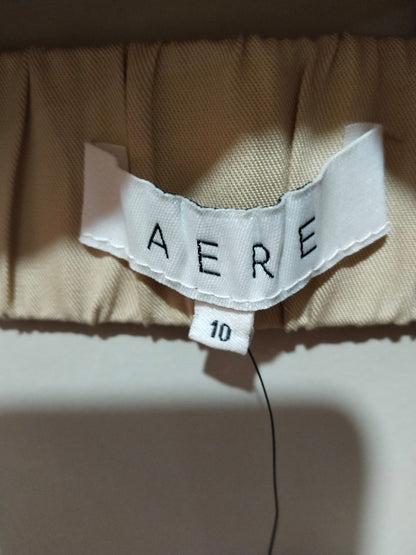 AERE|M|BUST 15|BEIGE SLEEVELESS CROP TOP