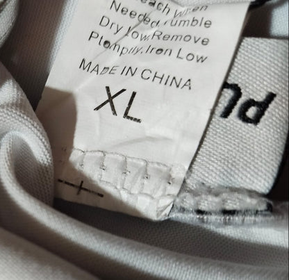 PUMPKINO|XL|WAIST 30|SILVER METALLIC DOLPHIN SHORTS