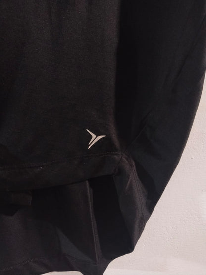 BLACK LOOSE FIT ACTIVEWEAR TOP |M|BUST 24