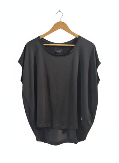 BLACK LOOSE FIT ACTIVEWEAR TOP |M|BUST 24