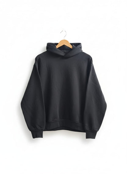 ZARA|S/M|BUST 23| BLACK OVERSIZED HOODIE
