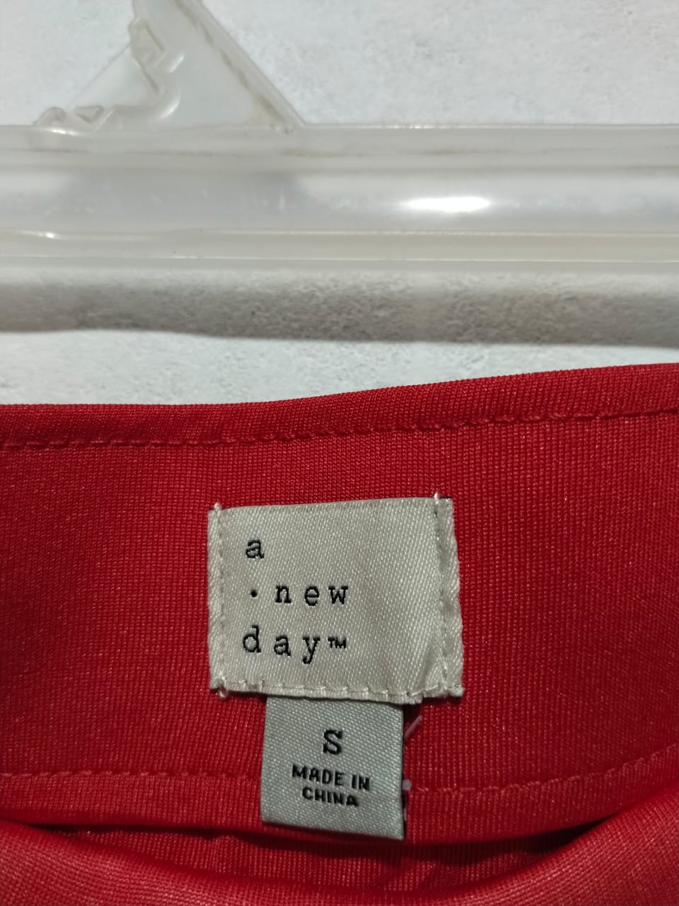 A NEW DAY |S/M|WAIST 28|RED SEQUIN MIDI SKIRT