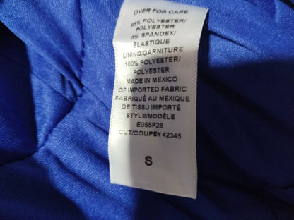 WINDSOR|S|BUST 14|BLUE BEADED MERMAID FORMAL GOWN