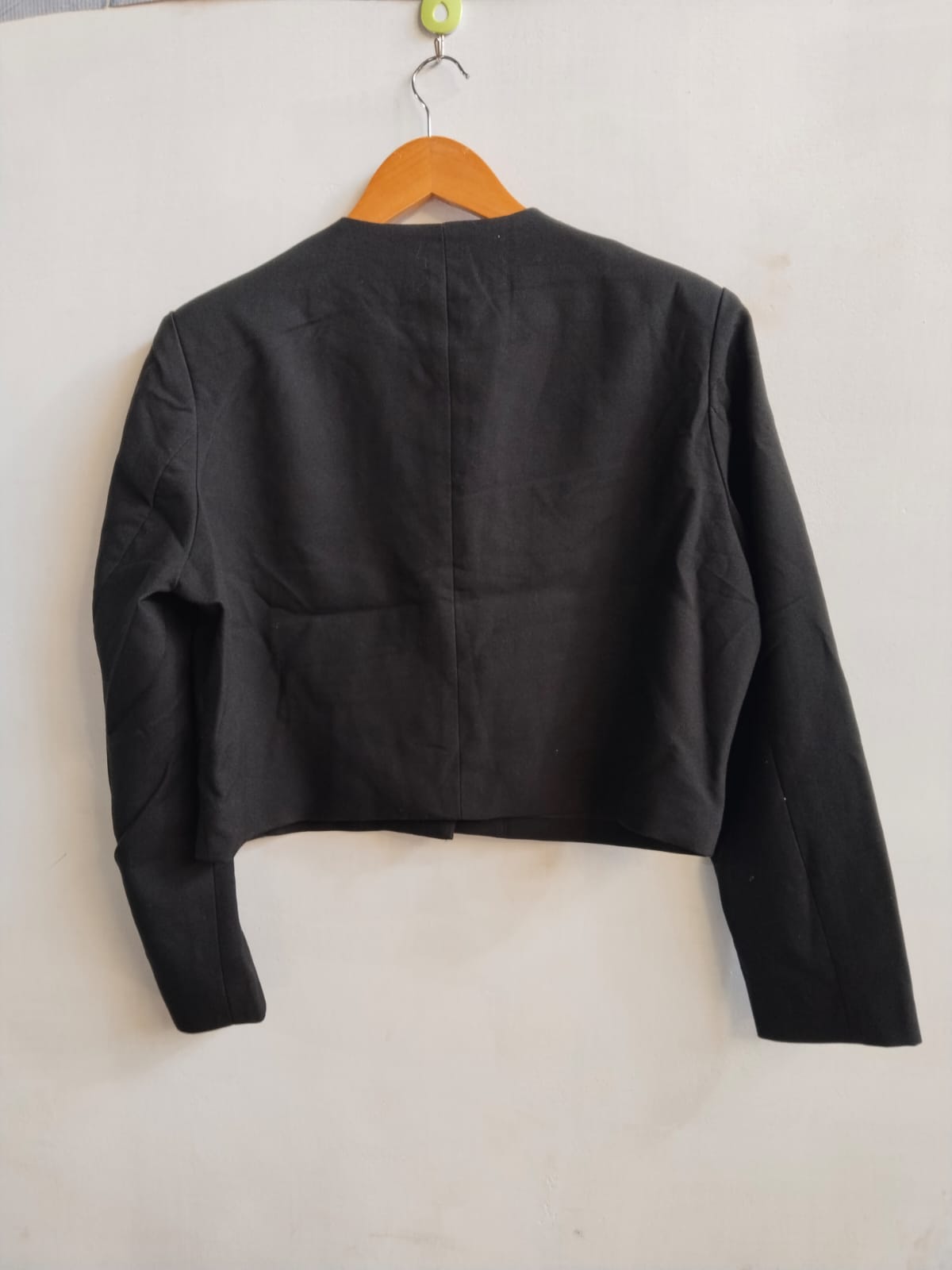 4TH RECKLESS|XS|BUST 22|BLACK CROPPED JACKET WITH GOLD BUTTONS