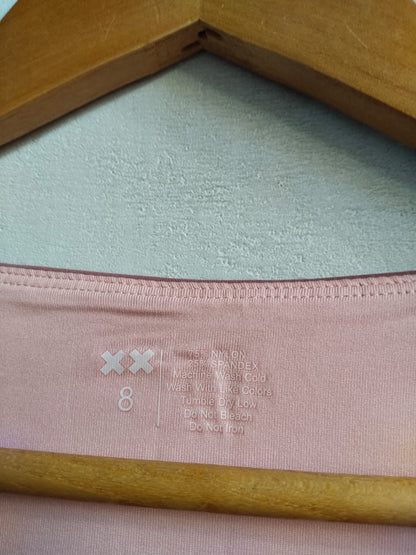 MISSY SPORT|S|BUST 14|RIBBED CROPPED LONG SLEEVE TEE