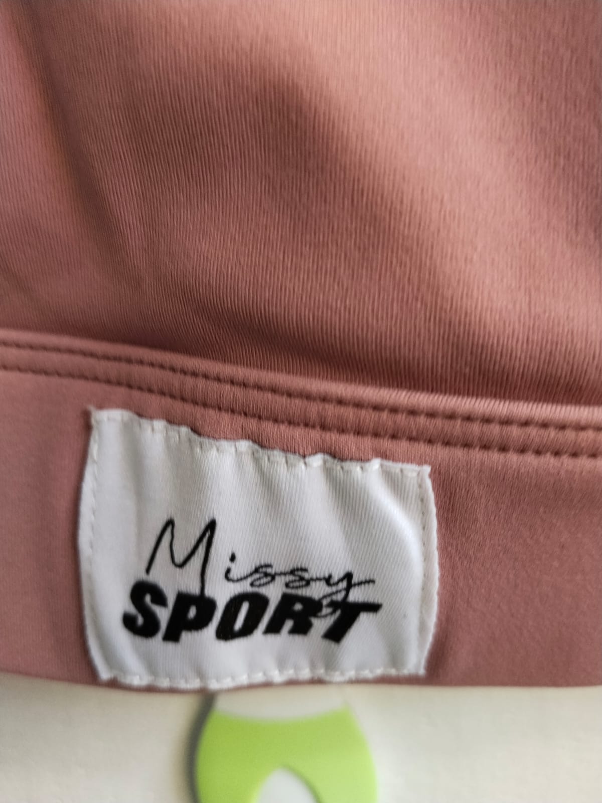 MISSY SPORT|S|BUST 14|RIBBED CROPPED LONG SLEEVE TEE