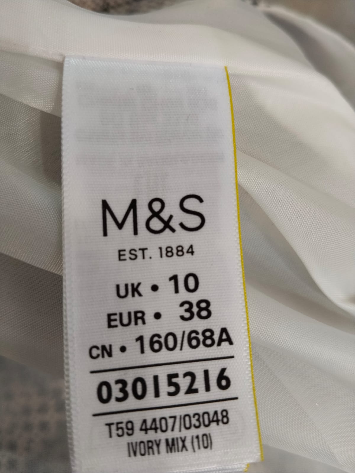 MARK&SPENCER|M|WAIST 30| TWEED PLAID PENCIL MIDI SKIRT