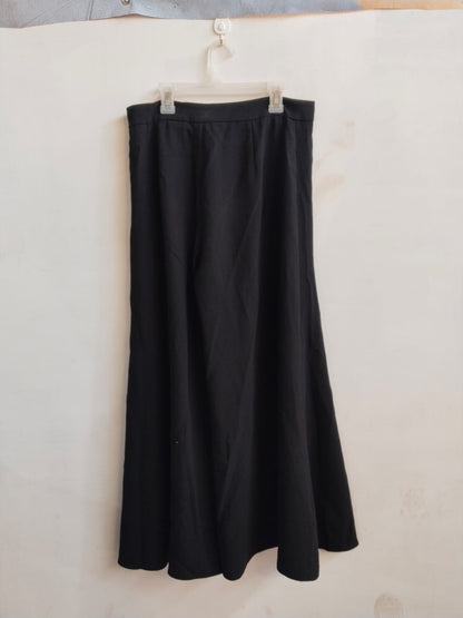 ZARA WOMAN|M|WAIST 30|BLACK WIDE-LEG TROUSERS or BLACK PALAZZO PANTS