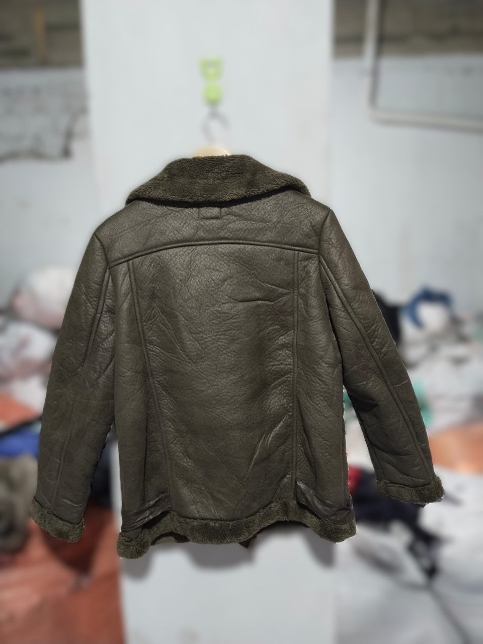 NEWLOOK|M|BUST 20|Faux Shearling Aviator Jacket