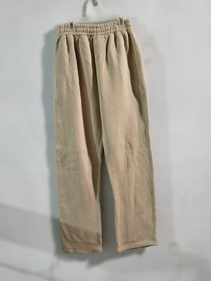 PRETTY LITTLE THING|S|WAIST 24| C8| BEIGE ELASTIC WAIST JOGGING PANTS