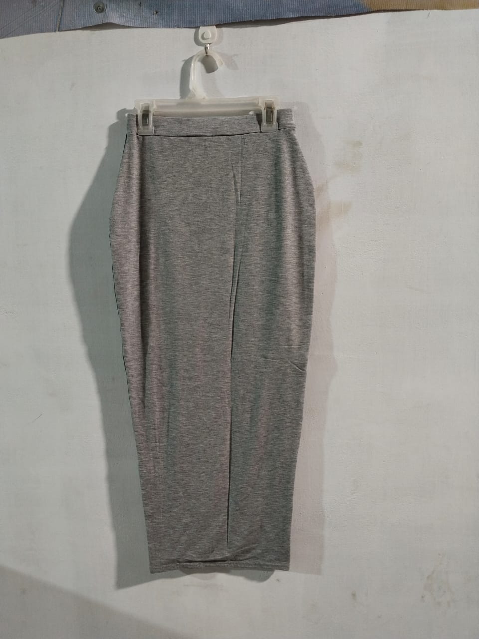 MISSGUIDED|XS|WAIST 22|GREY MODAL MIDI SLIM SKIRT