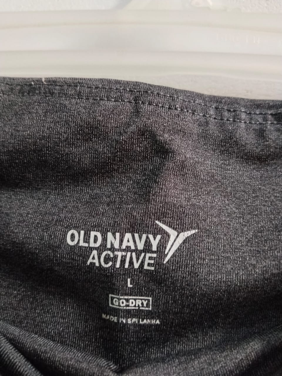 OLD NAVY|L|WAIST 28|GREY AND TEAL COLOR BLOCK LEGGINGS