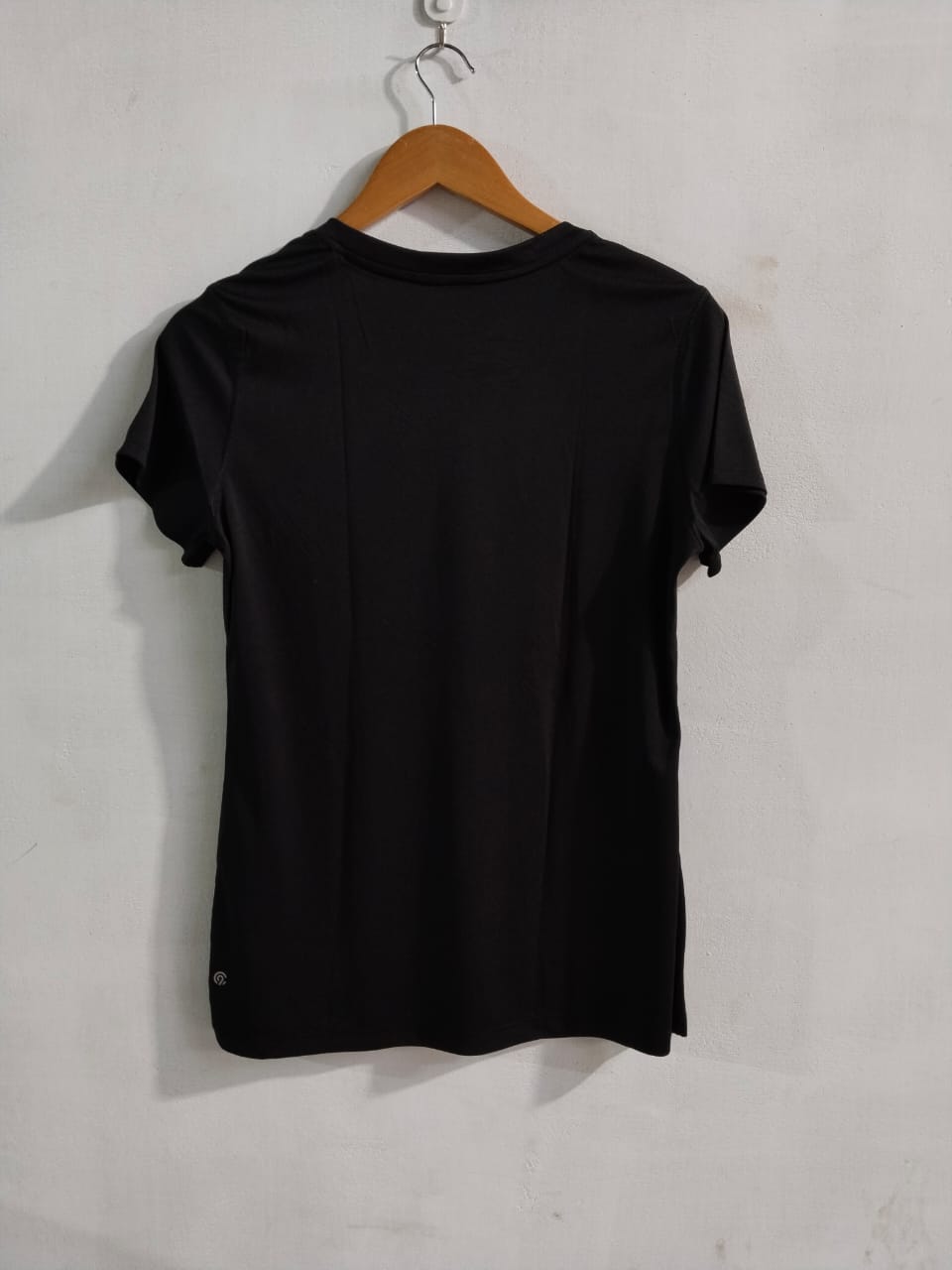 CHAMPION|L|BUST 17|BLACK SHORT SLEEVE T-SHIRT