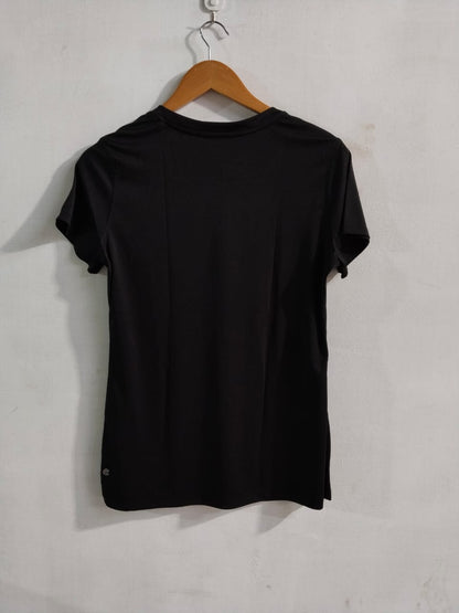 CHAMPION|L|BUST 17|BLACK SHORT SLEEVE T-SHIRT