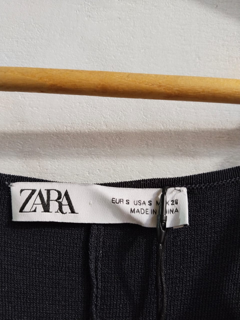 ZARA|S|BUST 14|BLACK SPAGHETTI STRAP MIDI DRESS