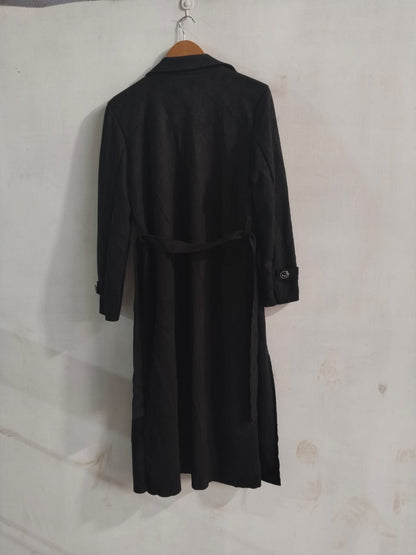 ITALY MODA|S/M|BUST 20| Black Duster Coat