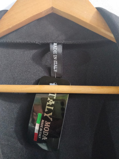 ITALY MODA|S/M|BUST 20| Black Duster Coat