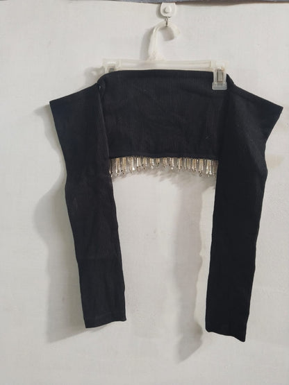 ZARA|M/L|BUST 11|Zara Off-The-Shoulder Crop Top