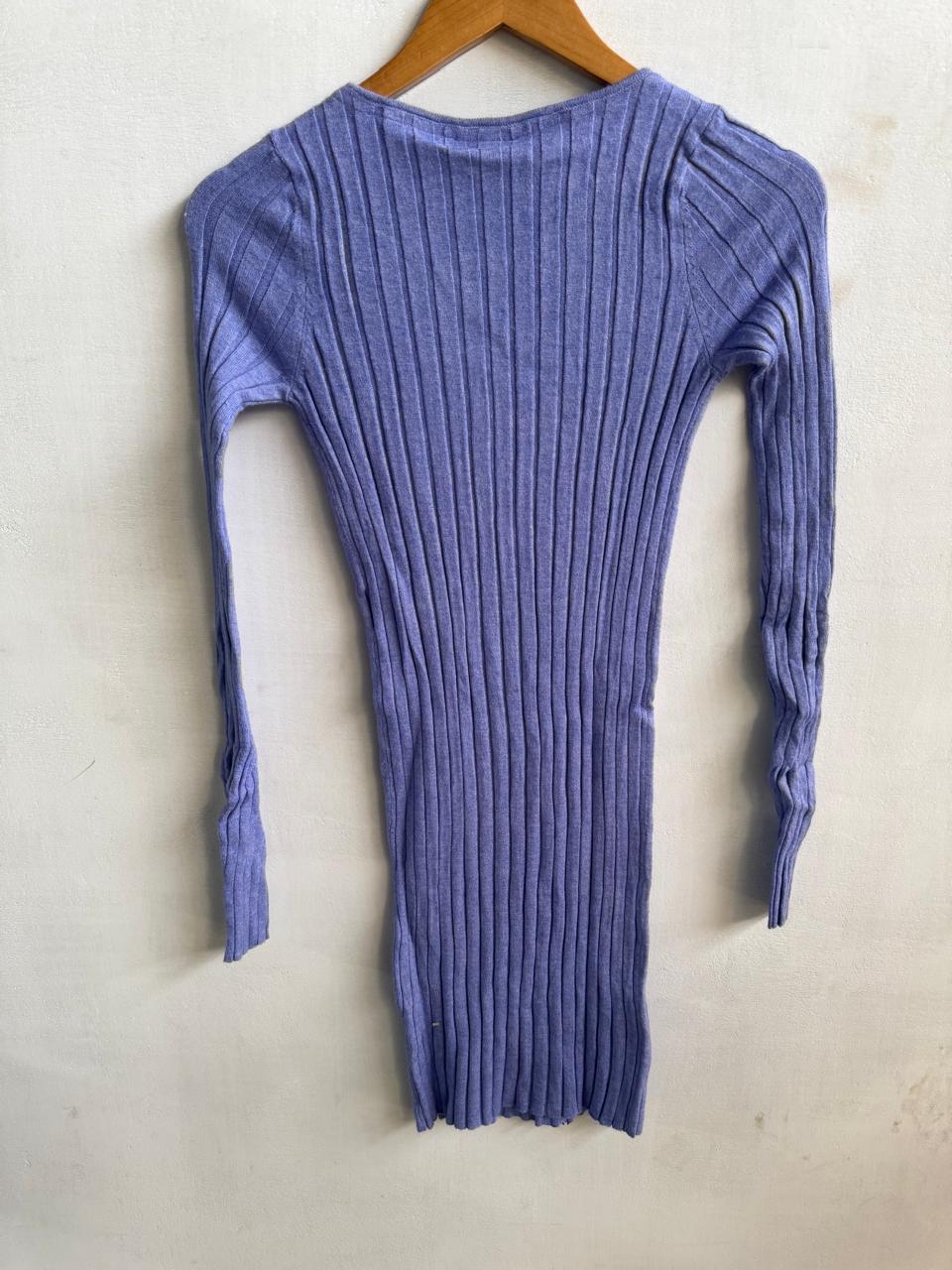 NOISY MAY |M/L|BUST 12| WIDE RIB KNIT MINI DRESS