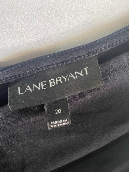 LANE BRYANT|XL/XXL|BUST 22|BLACK AND SILVER SEQUIN V-NECK BODYCON DRESS