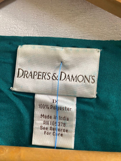 DRAPERS&DAMONS|XL|BUST 26| BEADED SEQUIN JACKET