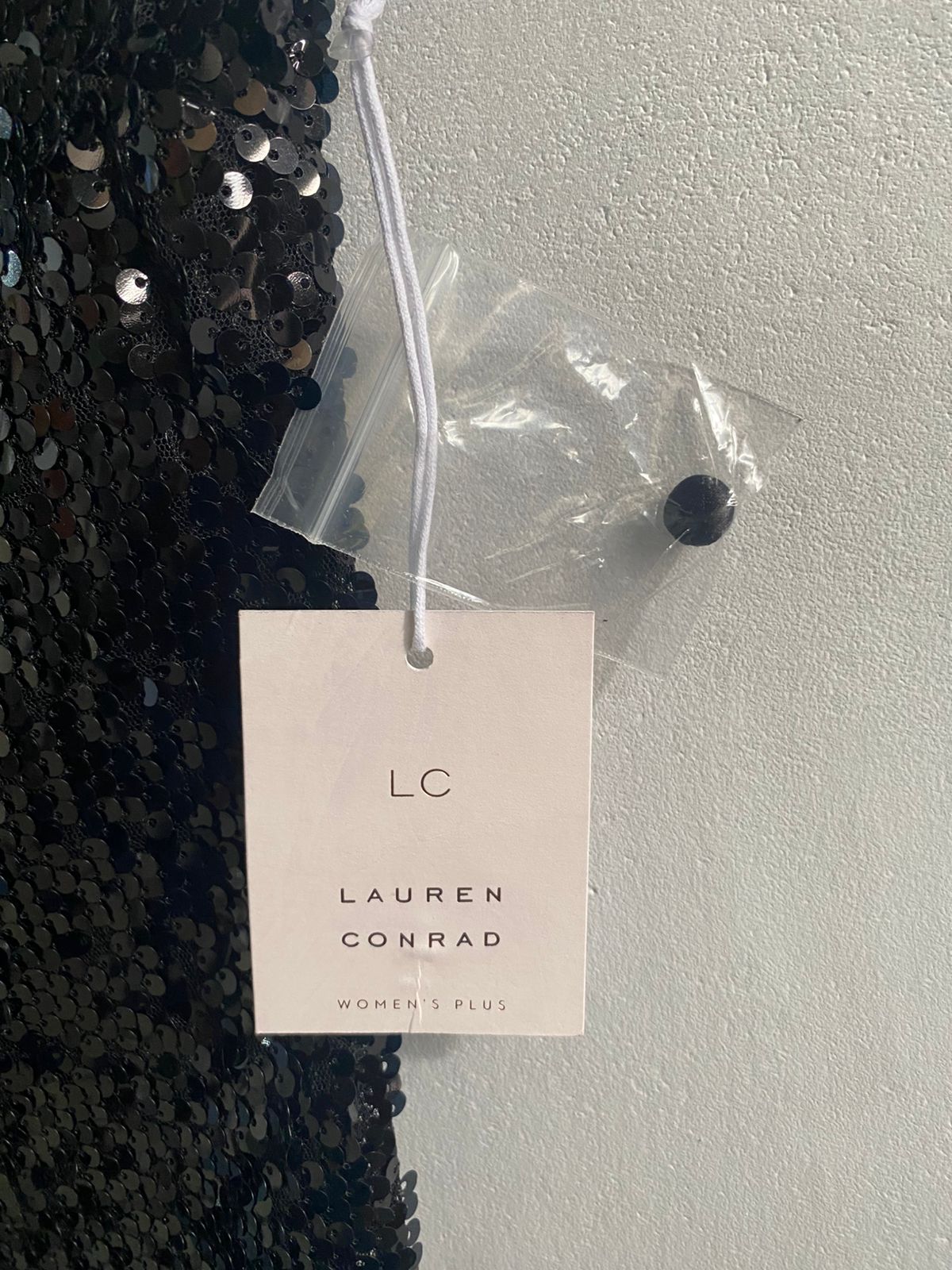 LAUREN CONRAD|XXL|BUST 28|SEQUIN OPEN-BACK TOP