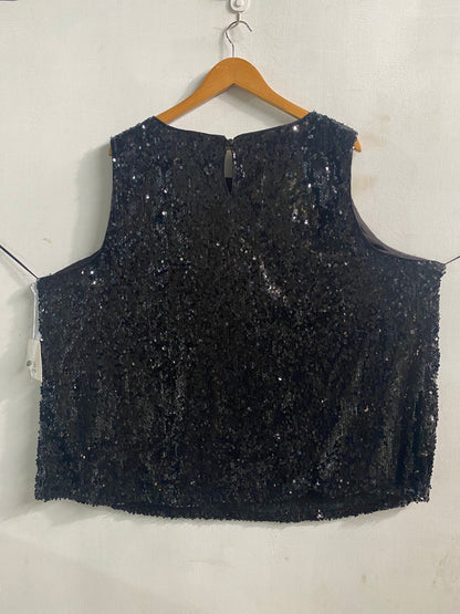 LAUREN CONRAD|XXL|BUST 28|SEQUIN OPEN-BACK TOP