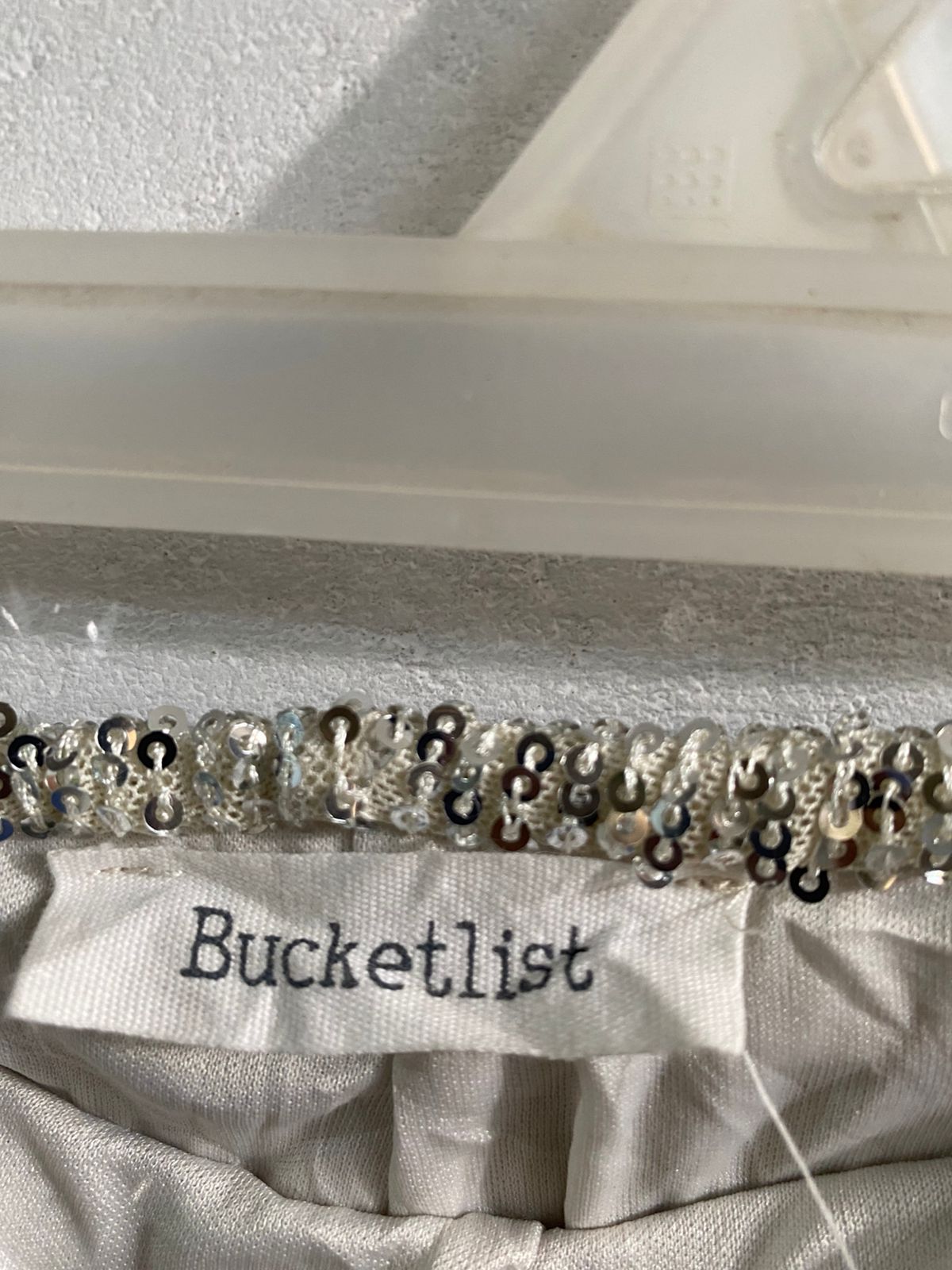 BUCKET LIST|S| B1| WAIST 26|SEQUIN FLARED PANTS